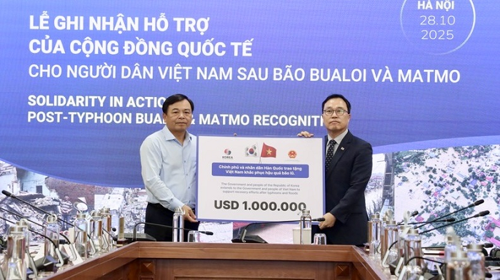 최영삼 대사, 태풍 피해에 대한 국제사회 지원 기념식 참석(10.28)